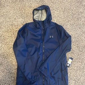 Under Armour men’s fitted rain jacket/wind breaker